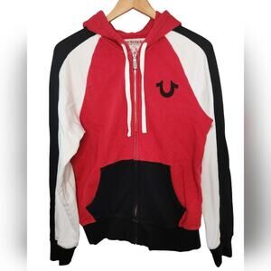 True Religion y2k Zip up Hoodie Small